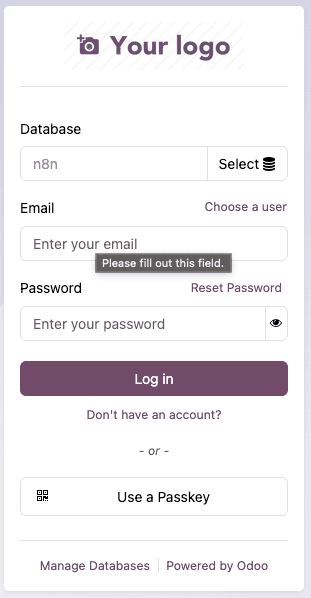 Langkah 1 Login Screen